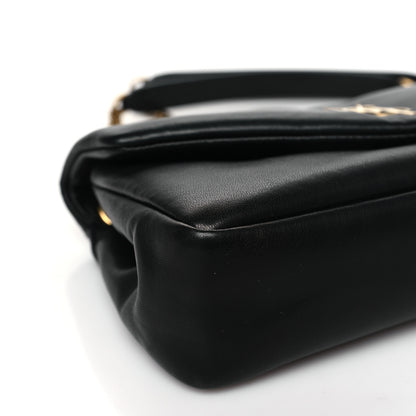 Saint Laurent Plunged Lambskin Calypso Black 9 of 10