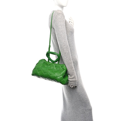Bottega Veneta Nappa Intrecciato The Point Triangle Bag Parakeet 2 of 9