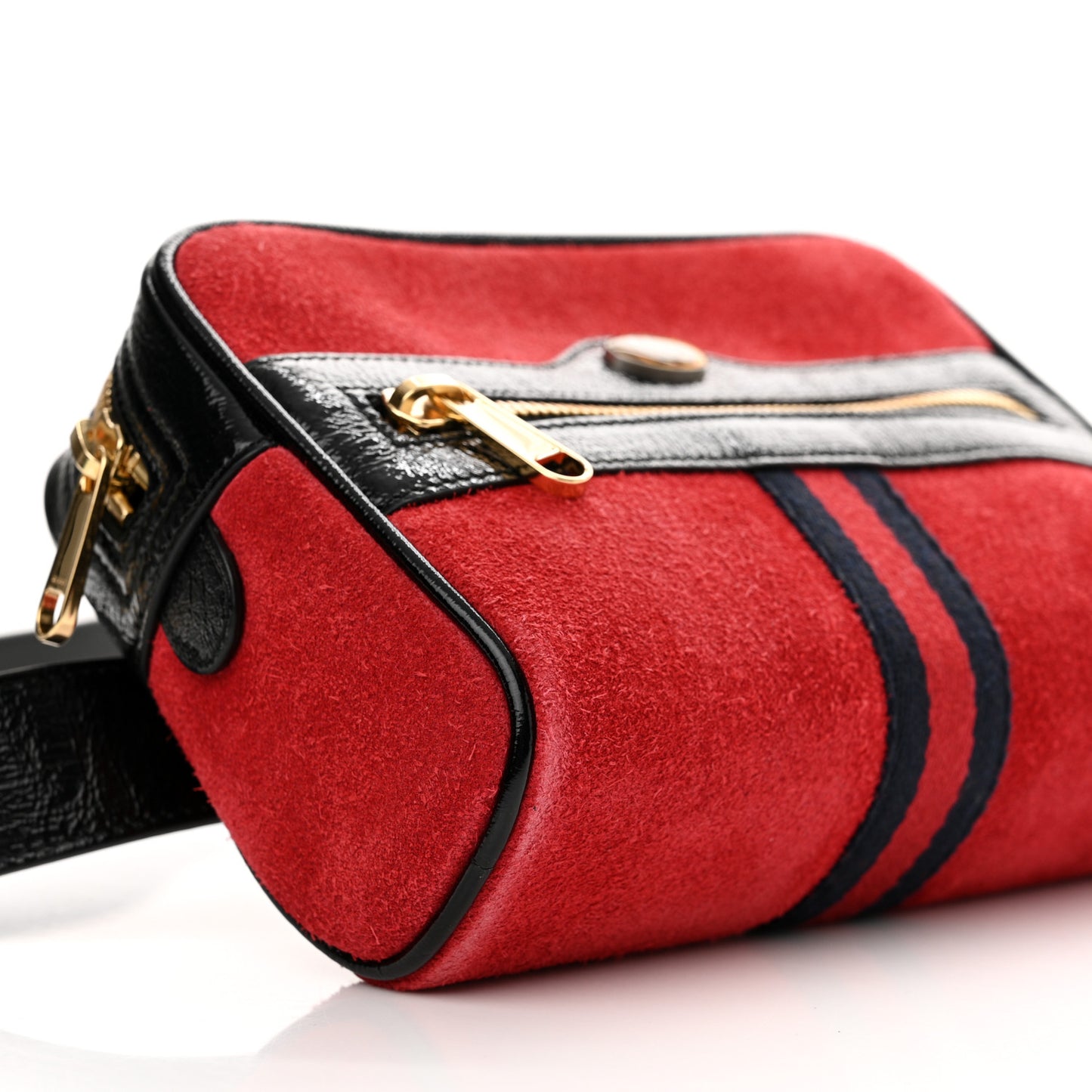 Suede Small Ophidia Belt Bag 95 38 Hibiscus Red