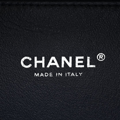 Chanel Iridescent Caviar Quilted Small CC Filigree Vanity Case Dark Turquoise 7 of 12