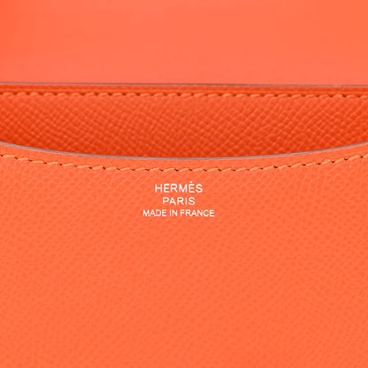 Hermes Epsom Constance 18 Orange Poppy 6 of 11