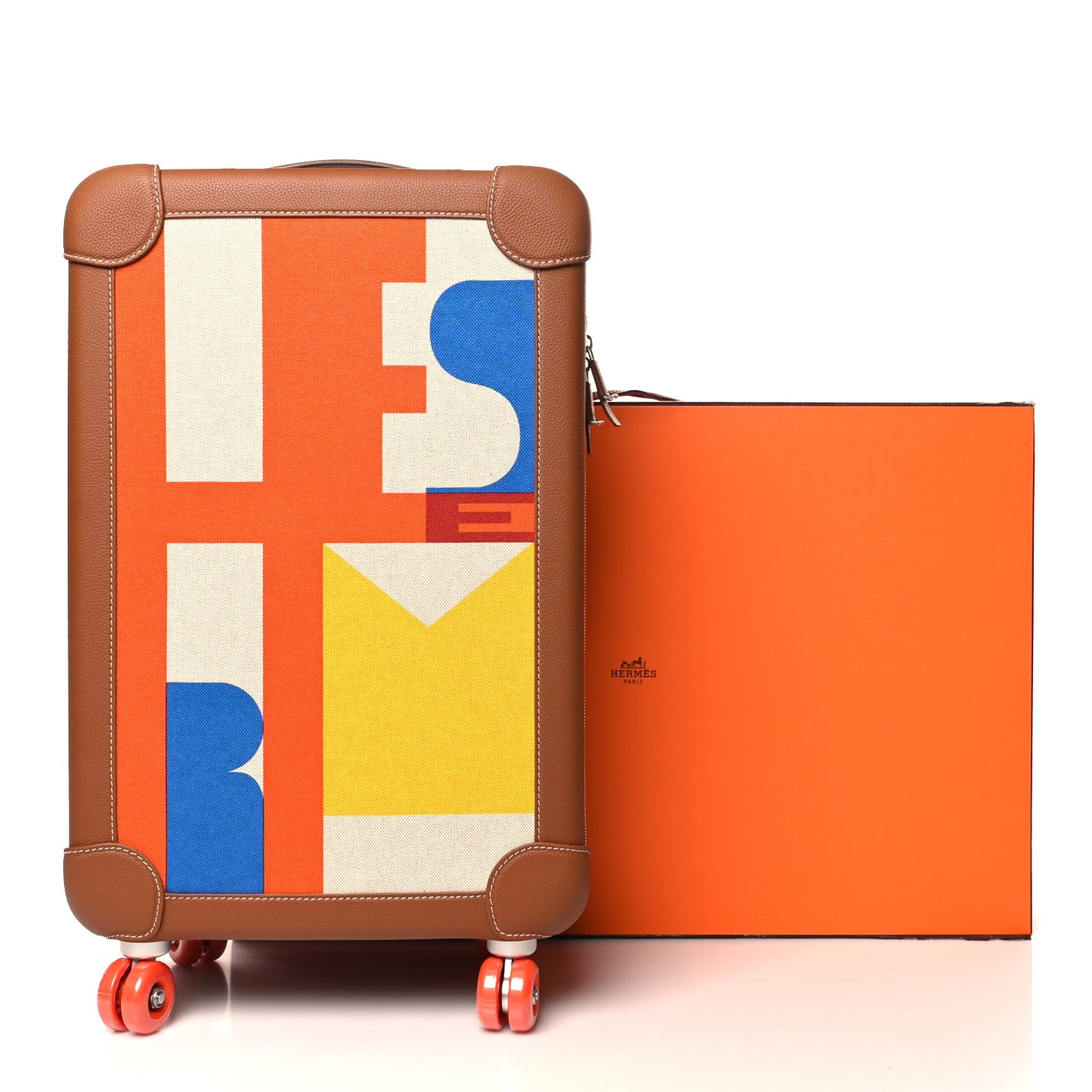 Canvas Taurillon Regate RMS Rolling Trolley Luggage Multicolor
