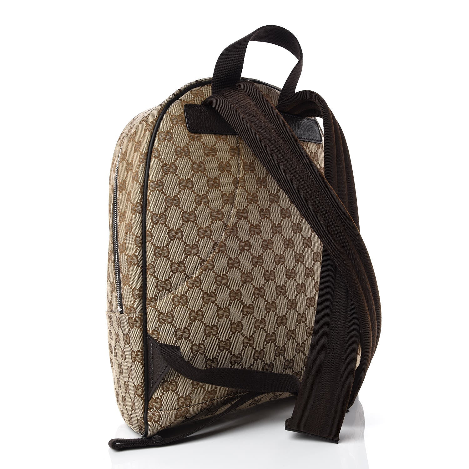 Gucci Monogram Travel Backpack Dark Brown 3 of 9