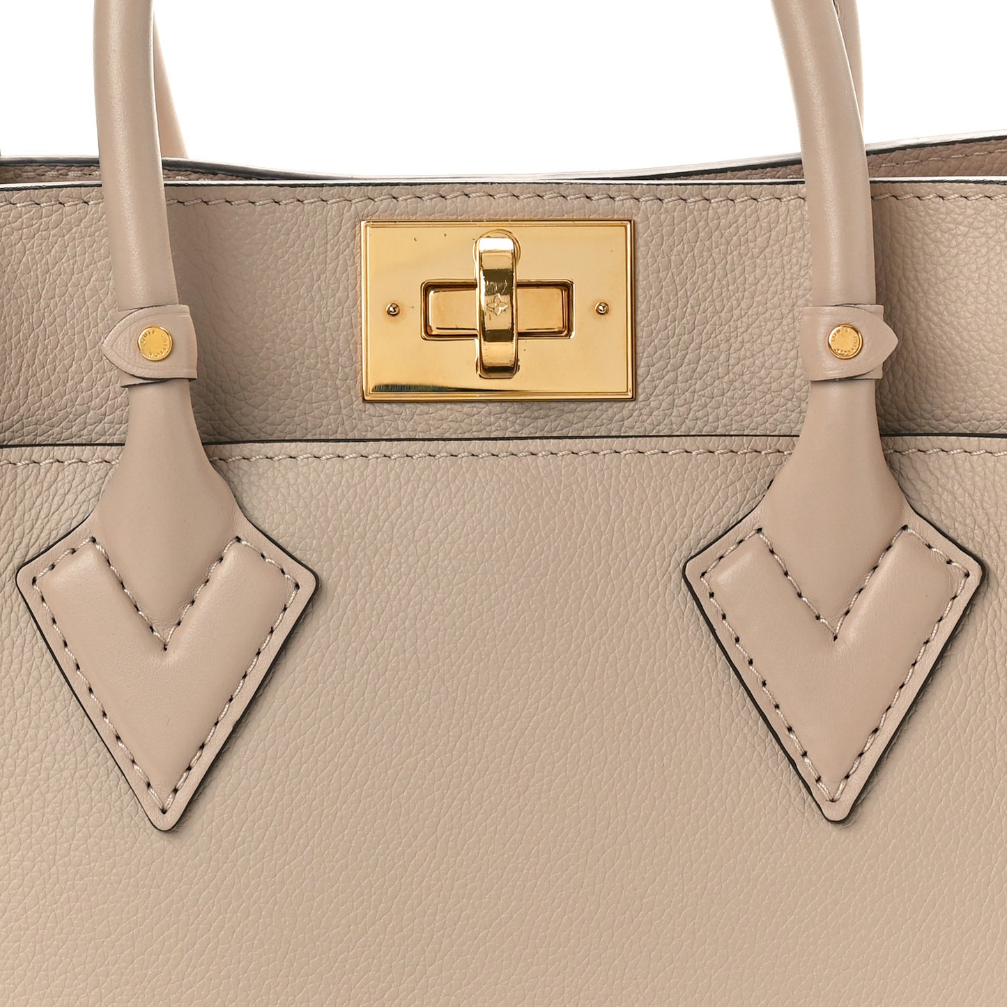 Calfskin Monogram On My Side PM Greige