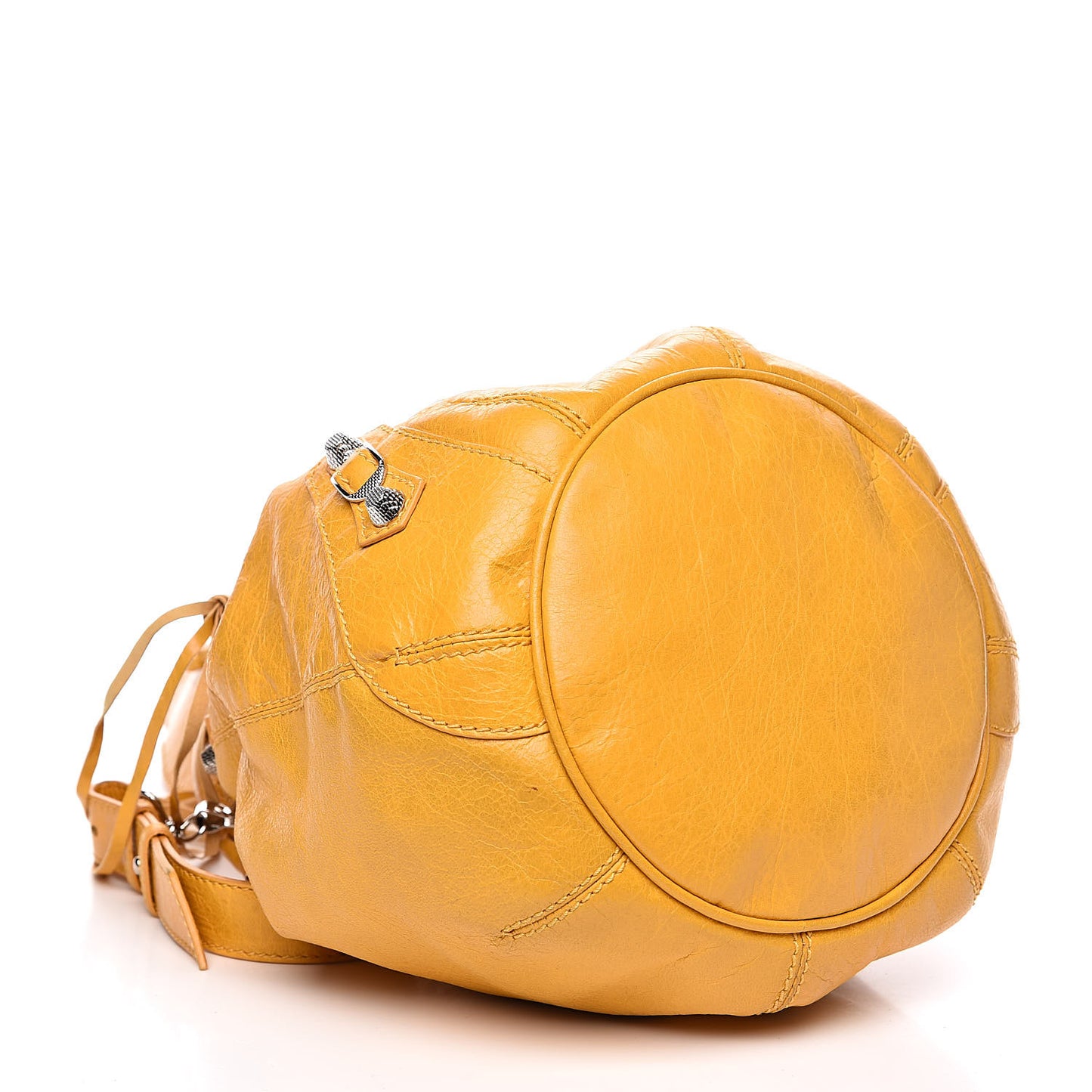 Agneau Giant 12 Silver Hardware Mini Pompon Mangue