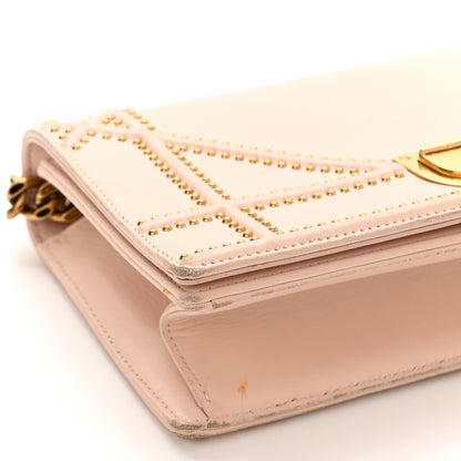 Christian Dior Lambskin Studded Medium Diorama Flap Bag Rose Poudre 12 of 15