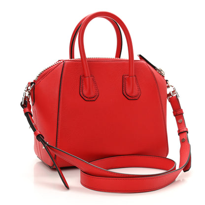 Givenchy Sugar Goatskin Mini Antigona Red 3 of 12