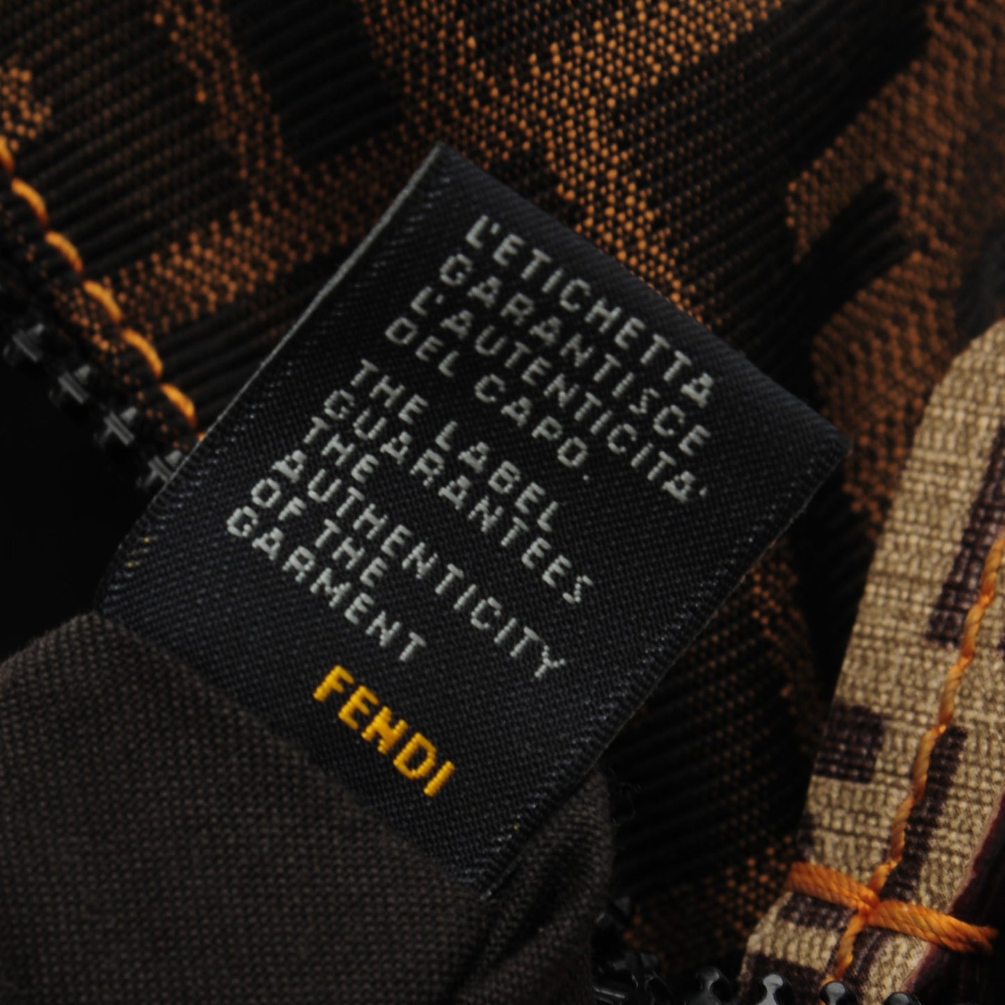Zucca Zucchino Spalmati Large B Mix Tote Tobacco