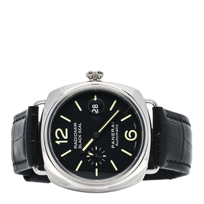 Panerai Stainless Steel Alligator 44mm Radiomir Black Seal Logo Automatic Watch Black PAM00287 2 of 5