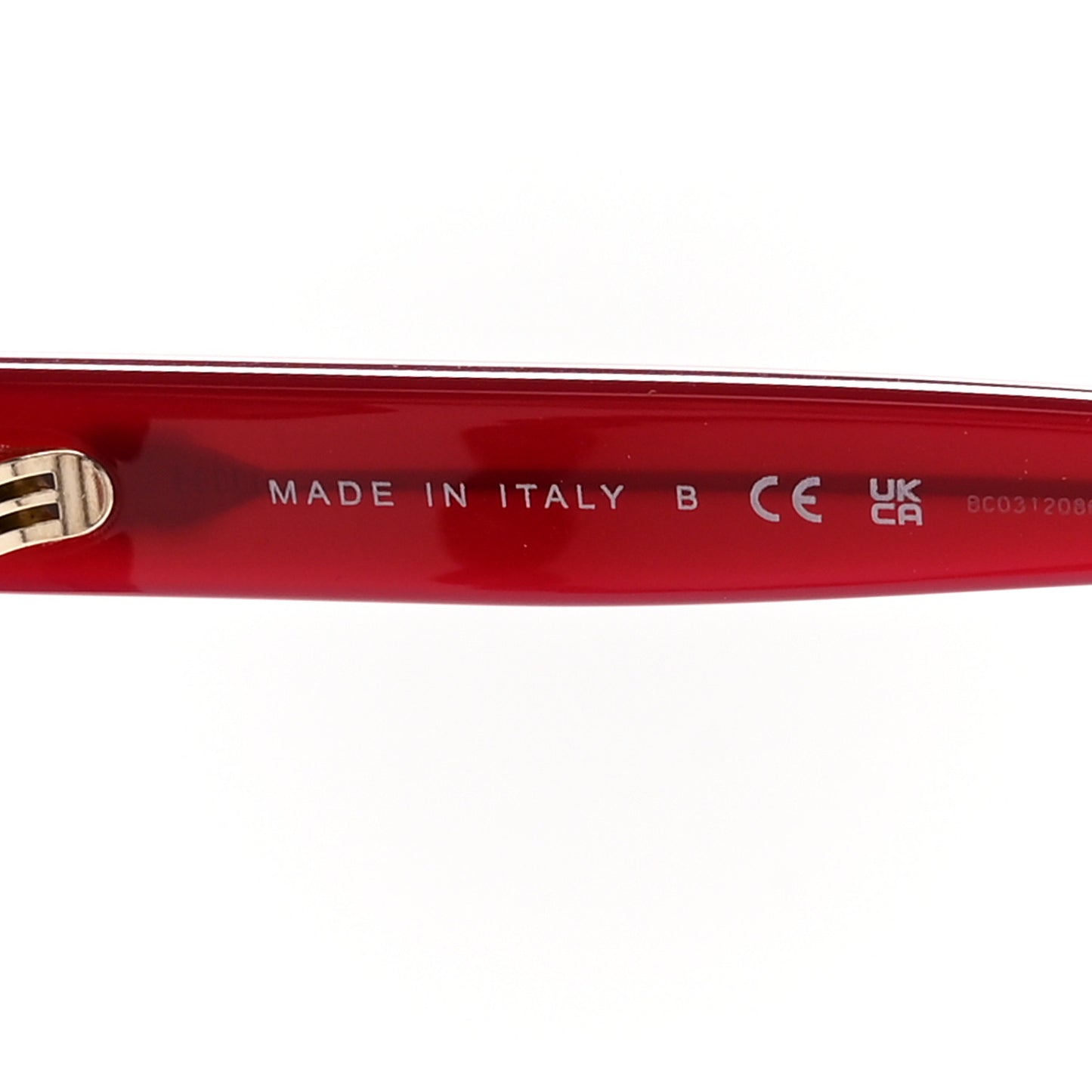 Acetate Chain Square Sunglasses 5487-A Burgundy