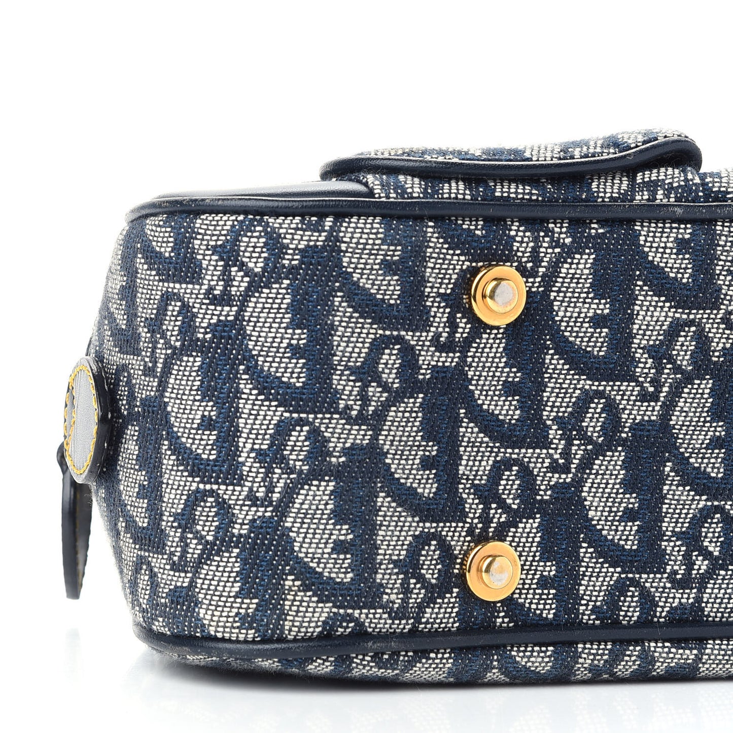 Monogram Mini Saddle Bowler Navy