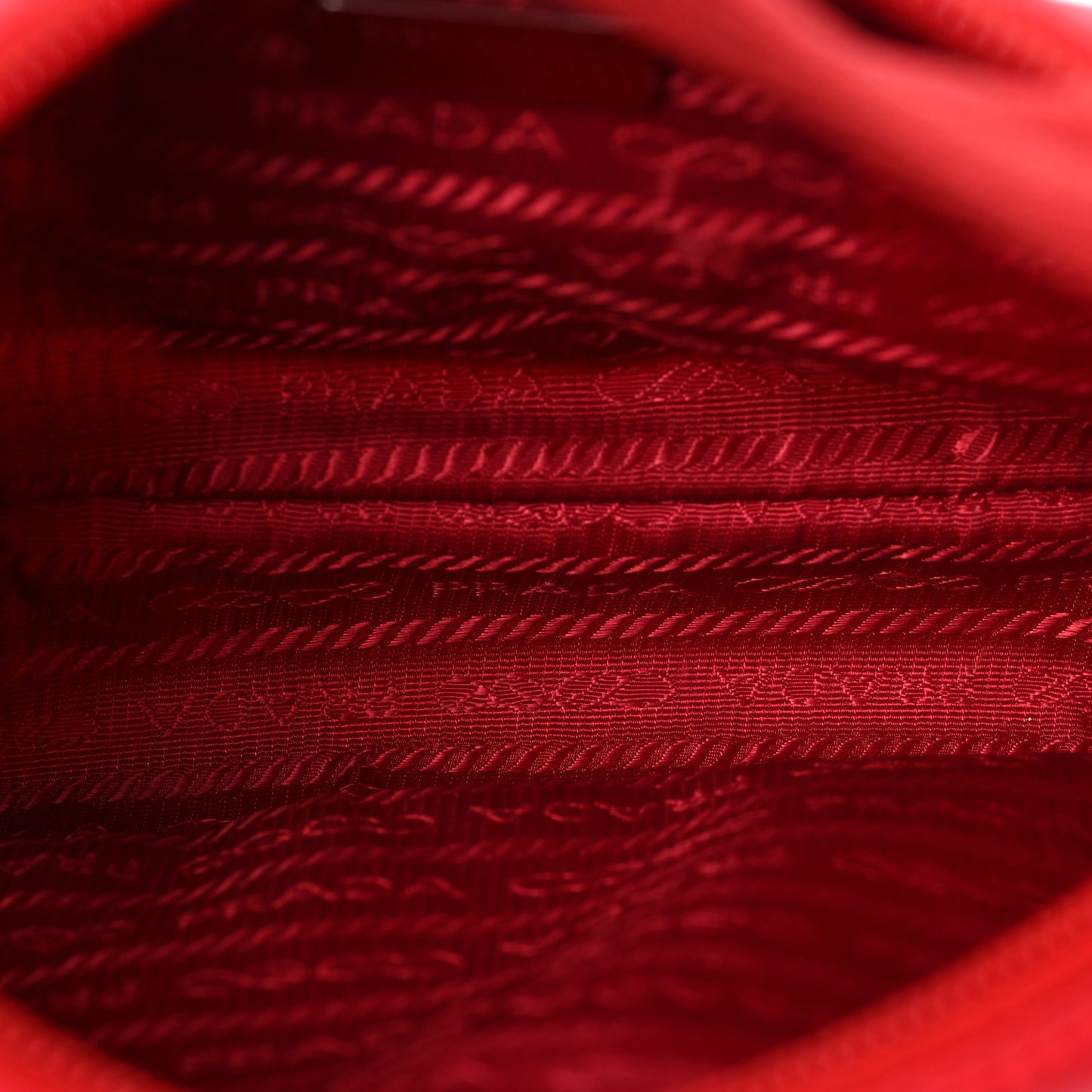 Tessuto Nylon Mini Re-Edition 2000 Bag Rosso