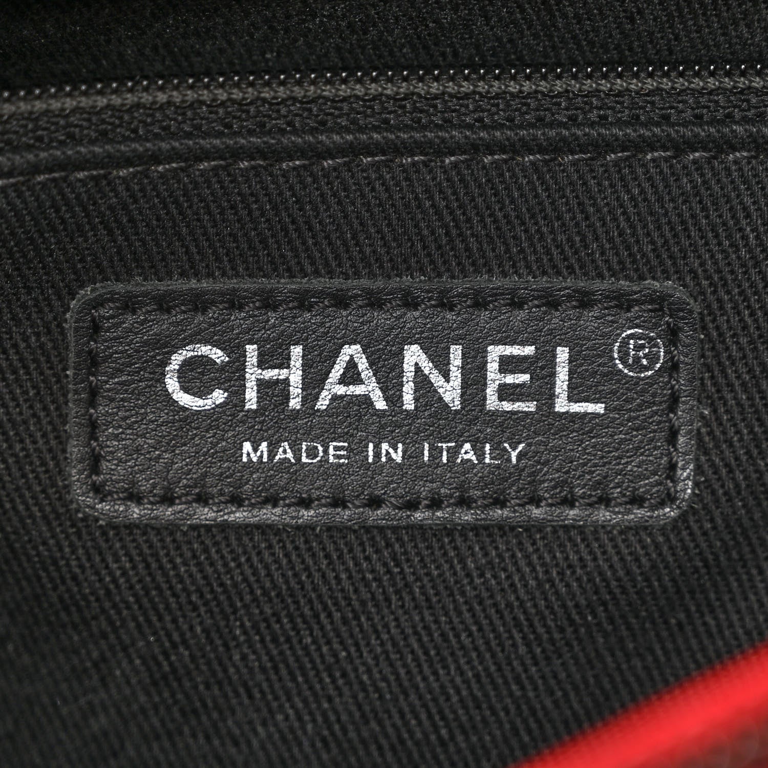Chanel Metallic Goatskin Quilted Large City Rock Shopping Bag Red 6 of 11