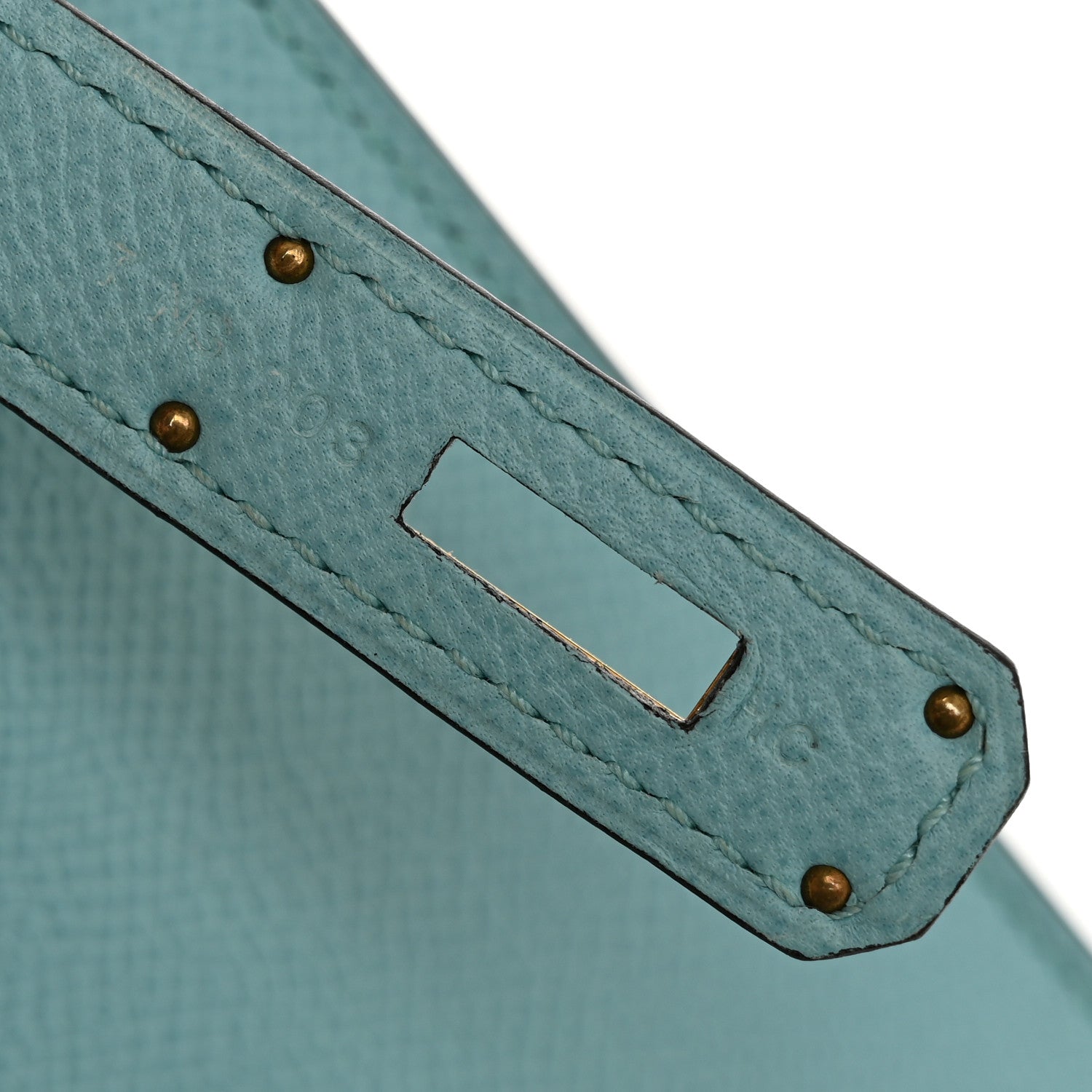 Hermes Epsom Kelly Sellier 28 Bleu Atoll 7 of 12