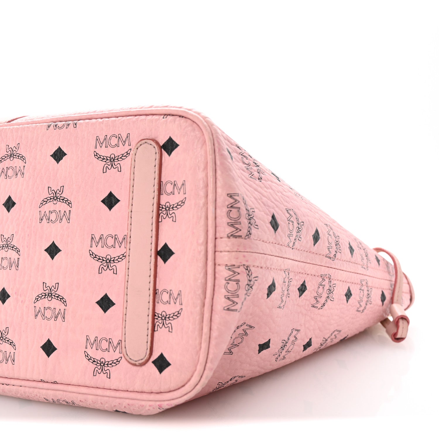 MCM Visetos Medium Liz Reversible Shopper Tote Soft Pink 10 of 10