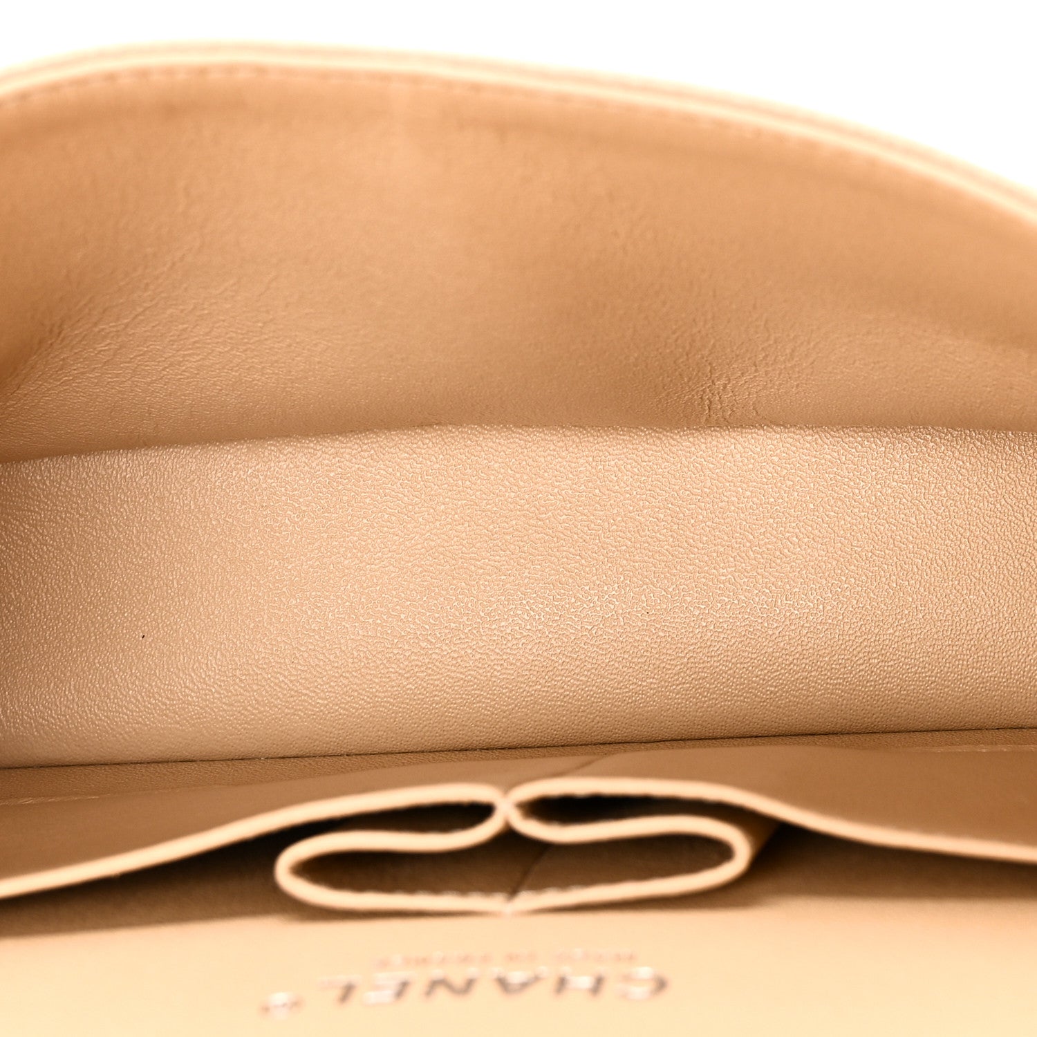 Chanel Caviar Quilted Medium Double Flap Beige 5 of 11