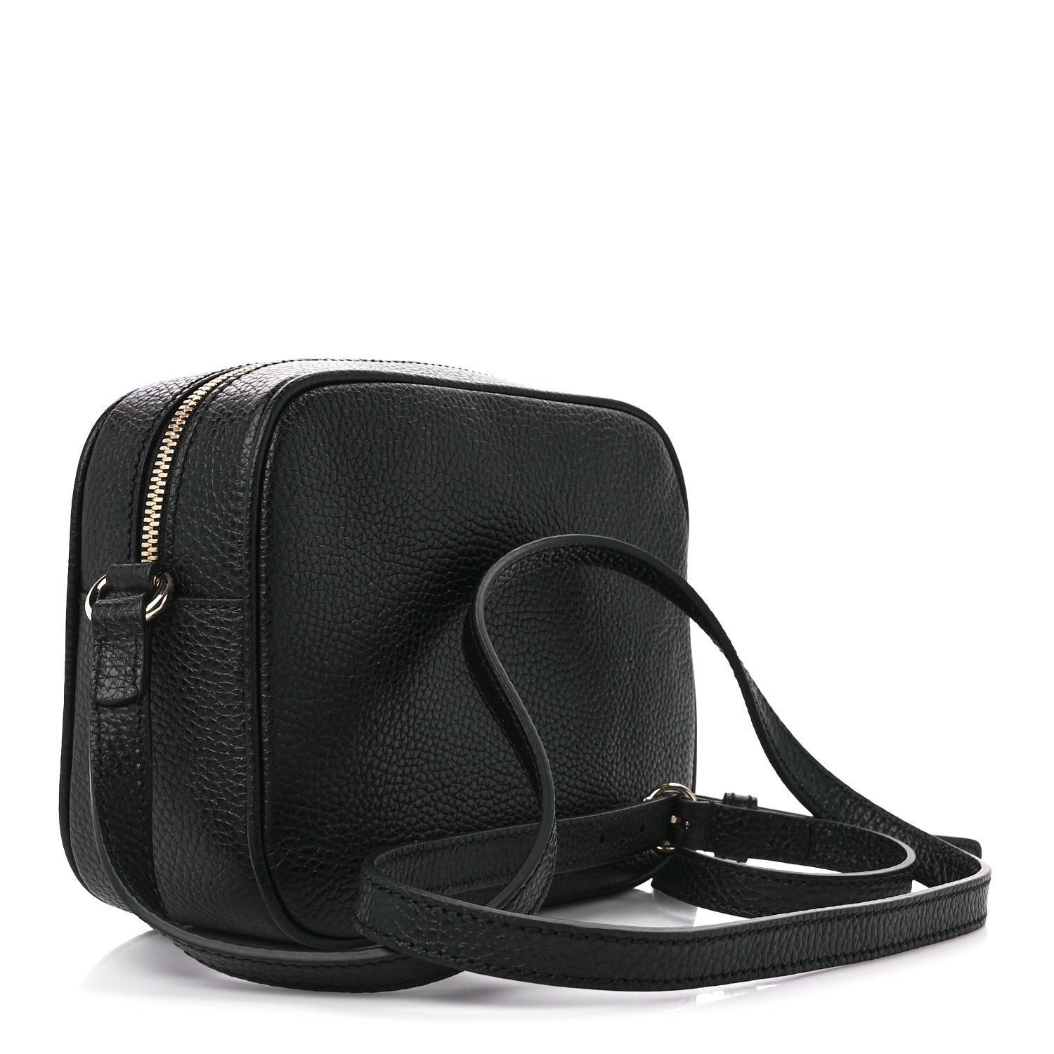 Gucci Pebbled Calfskin Small Soho Disco Bag Black 3 of 12