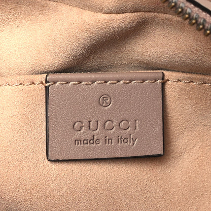 Gucci Calfskin Matelasse Small GG Marmont Chain Shoulder Bag Taupe 6 of 11