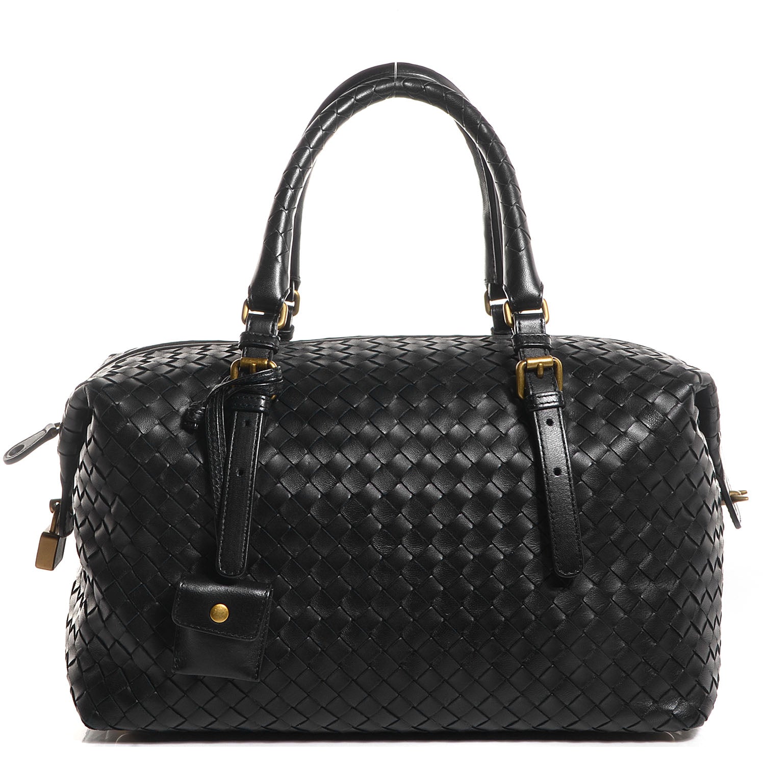 Bottega Veneta Nappa Intrecciato Montaigne Bag Black 1 of 9