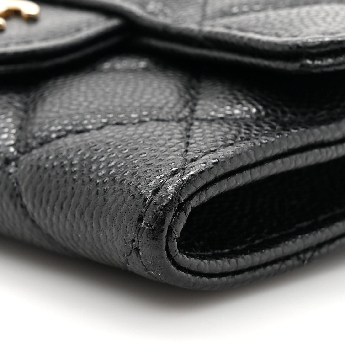 Caviar Quilted Belt Bag Black