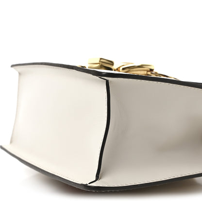 Gucci Calfskin Mini Sylvie Top Handle Bag White 10 of 10