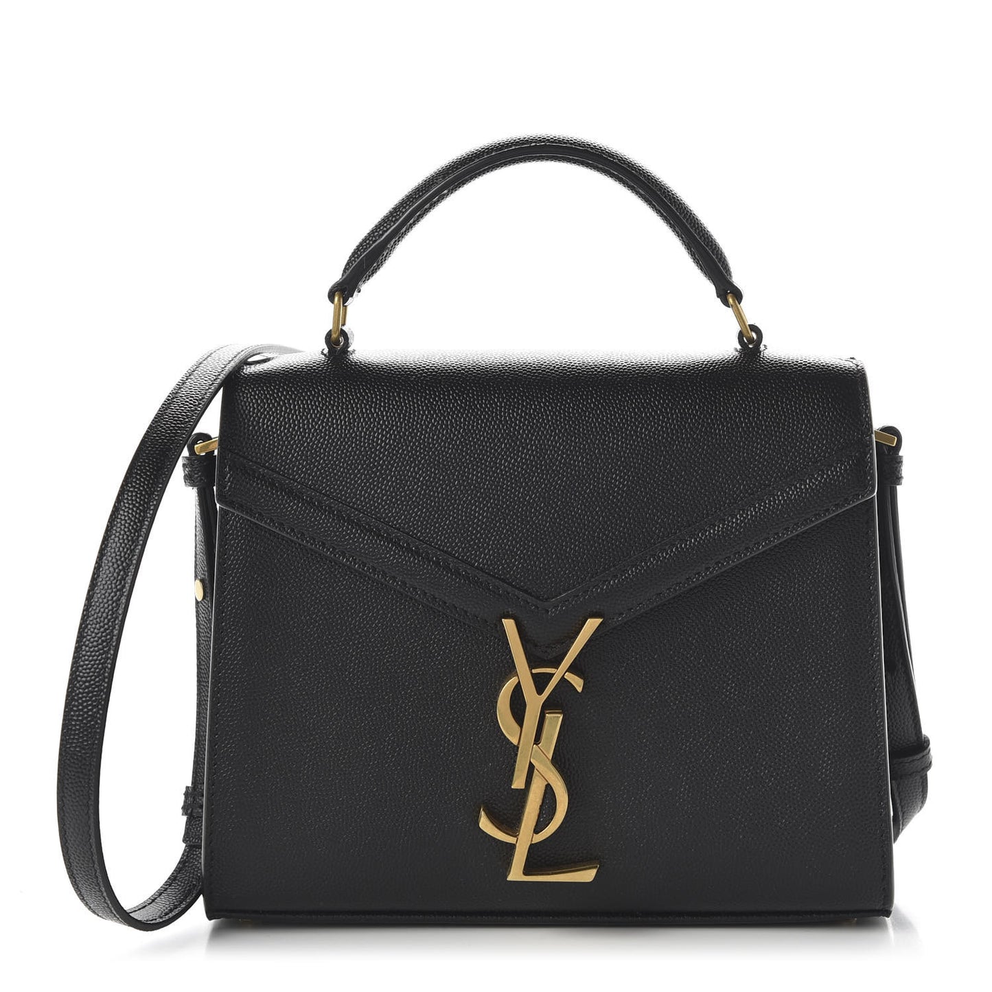 Grain de Poudre Mini Classic Monogram Cassandra Top Handle Black Rouge Legion