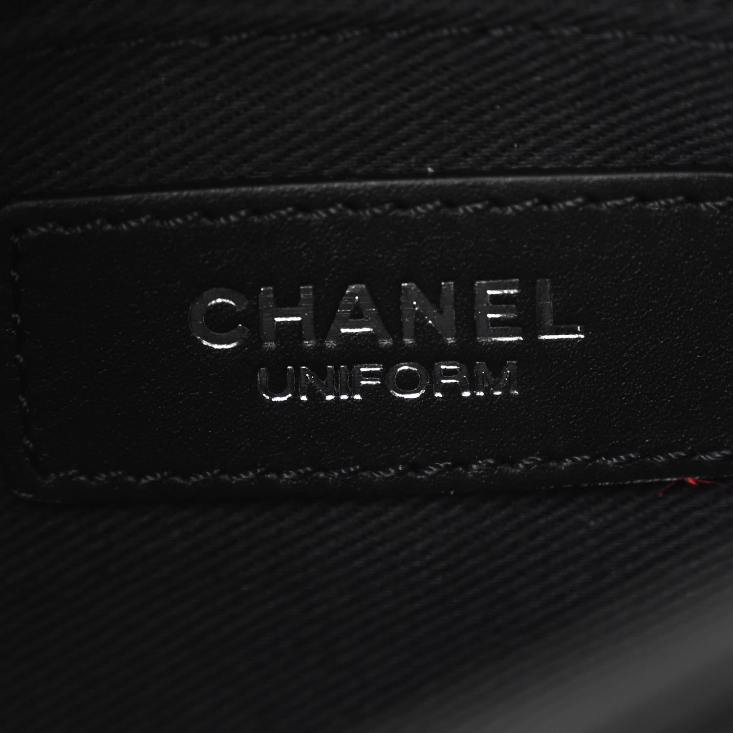 Chanel Calfskin Quilted CC Uniform Flap Belt Bag Black 6 of 11
