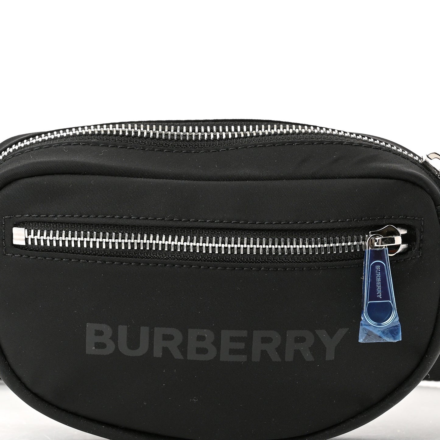 Econyl Logo Print Small Cannon Bum Bag Black