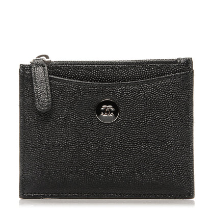 Chanel Caviar Card Holder Black 1 of 7