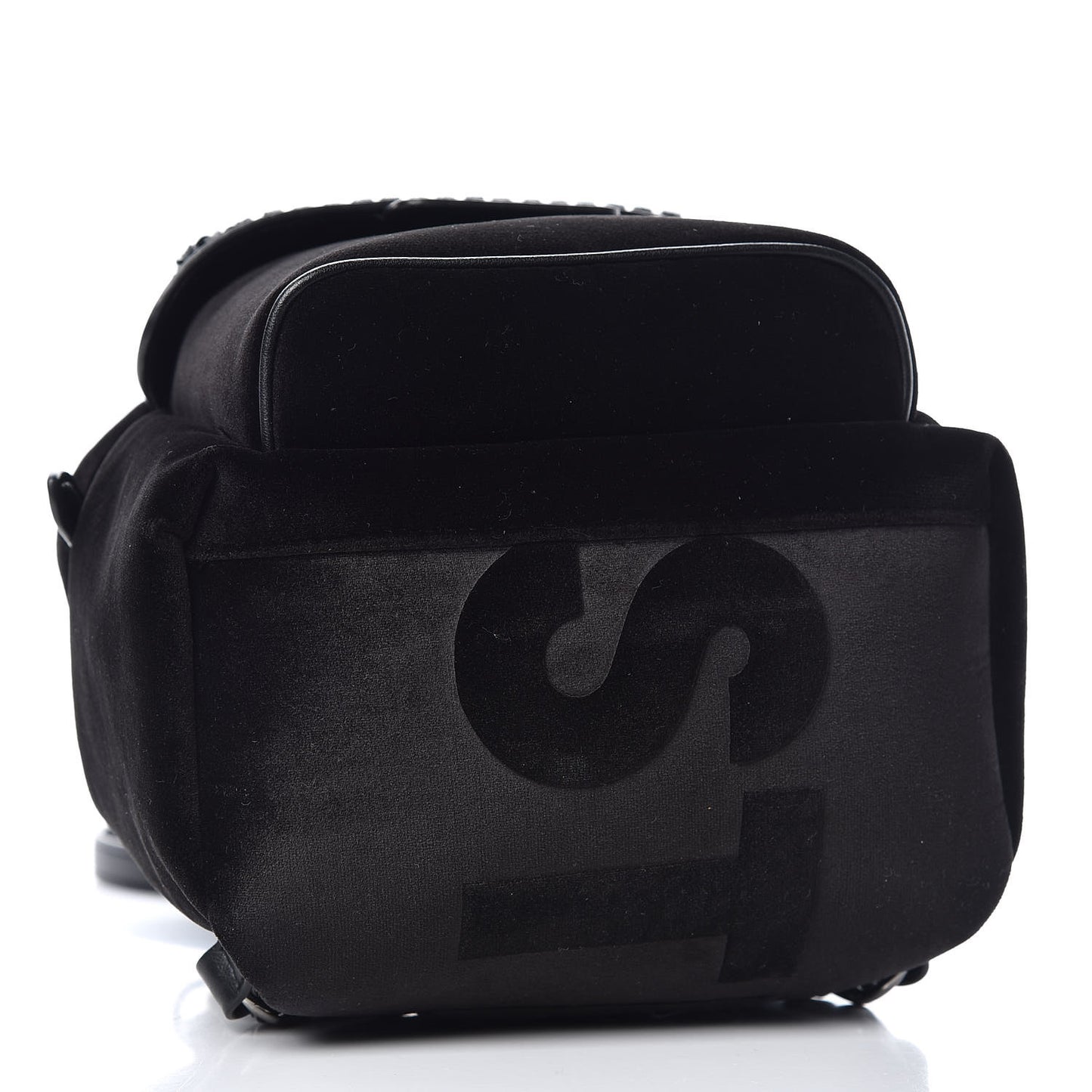 Velvet Mini Falabella GO Backpack Black