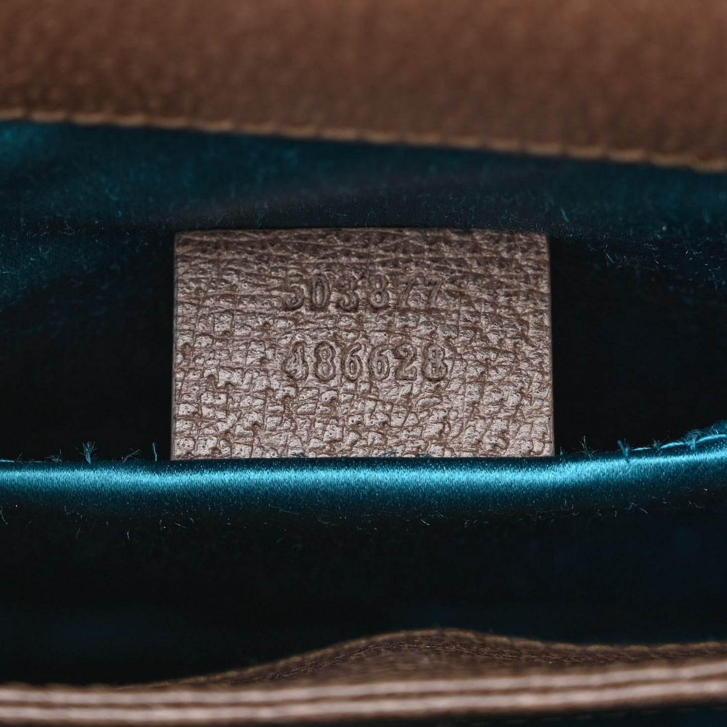 GG Supreme Monogram Web Small Ophidia Chain Shoulder Bag Brown