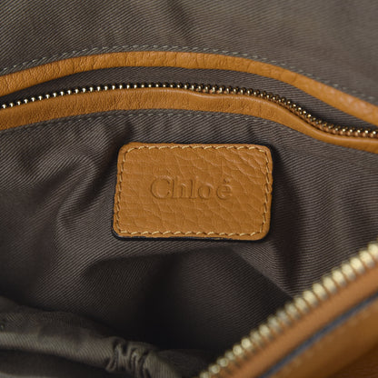 Chloe Calfskin Medium Marcie Satchel Brown Sugar 5 of 12