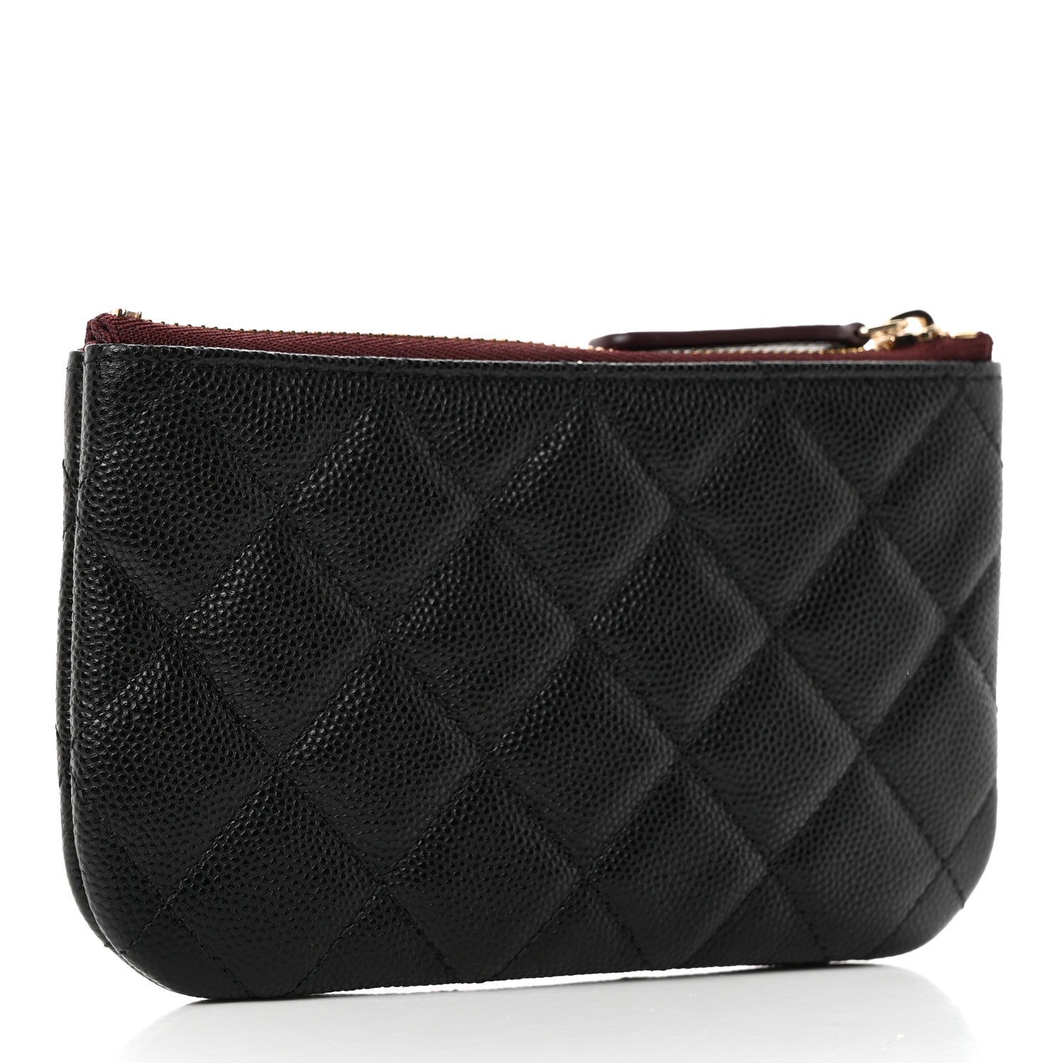 Chanel Caviar Quilted Small Cosmetic Case Black 3 of 8