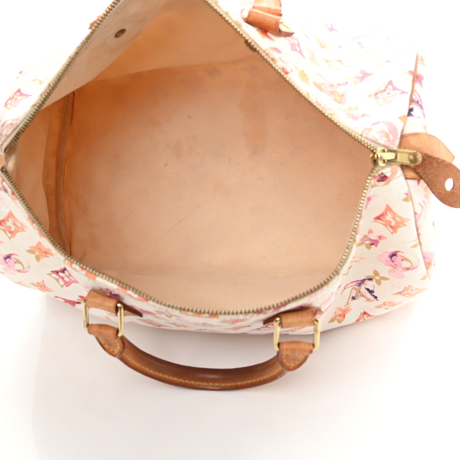 Louis Vuitton Watercolor Aquarelle Speedy 30 White 5 of 23