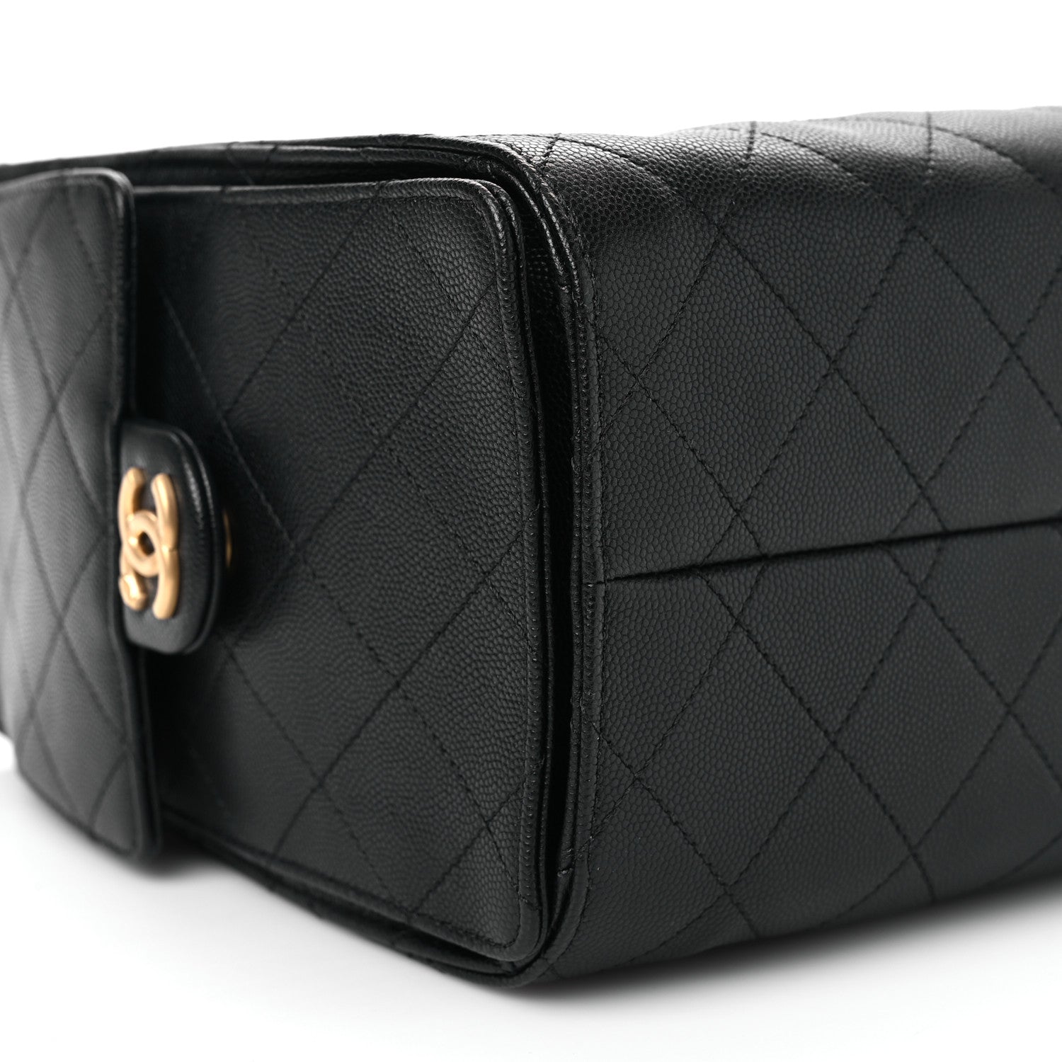 Chanel Caviar Quilted Small Chanel 25 Handbag Black 9 of 11