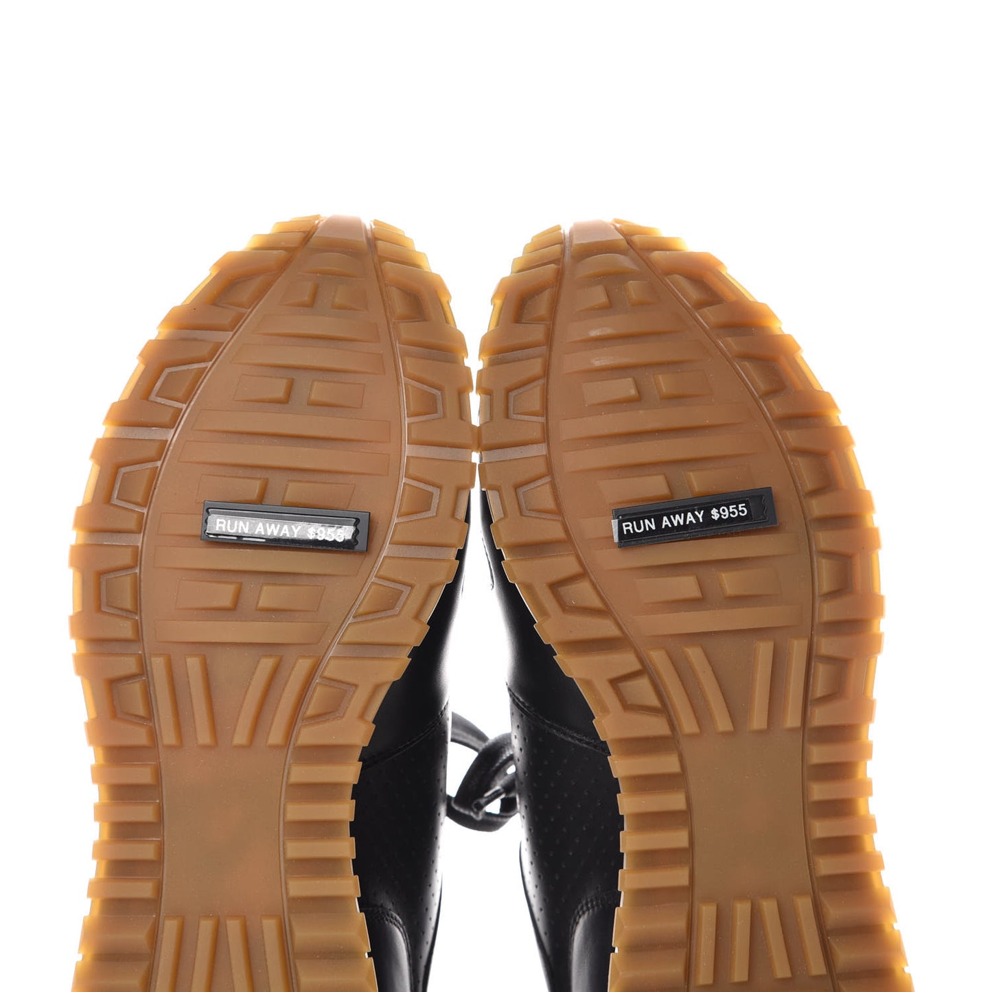 X SUPREME Calfskin Run Away Sneakers 6.5 Black