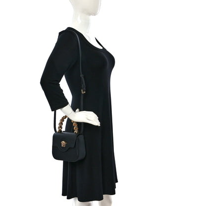 Versace Grained Calfskin Mini La Medusa Bag Black 2 of 8