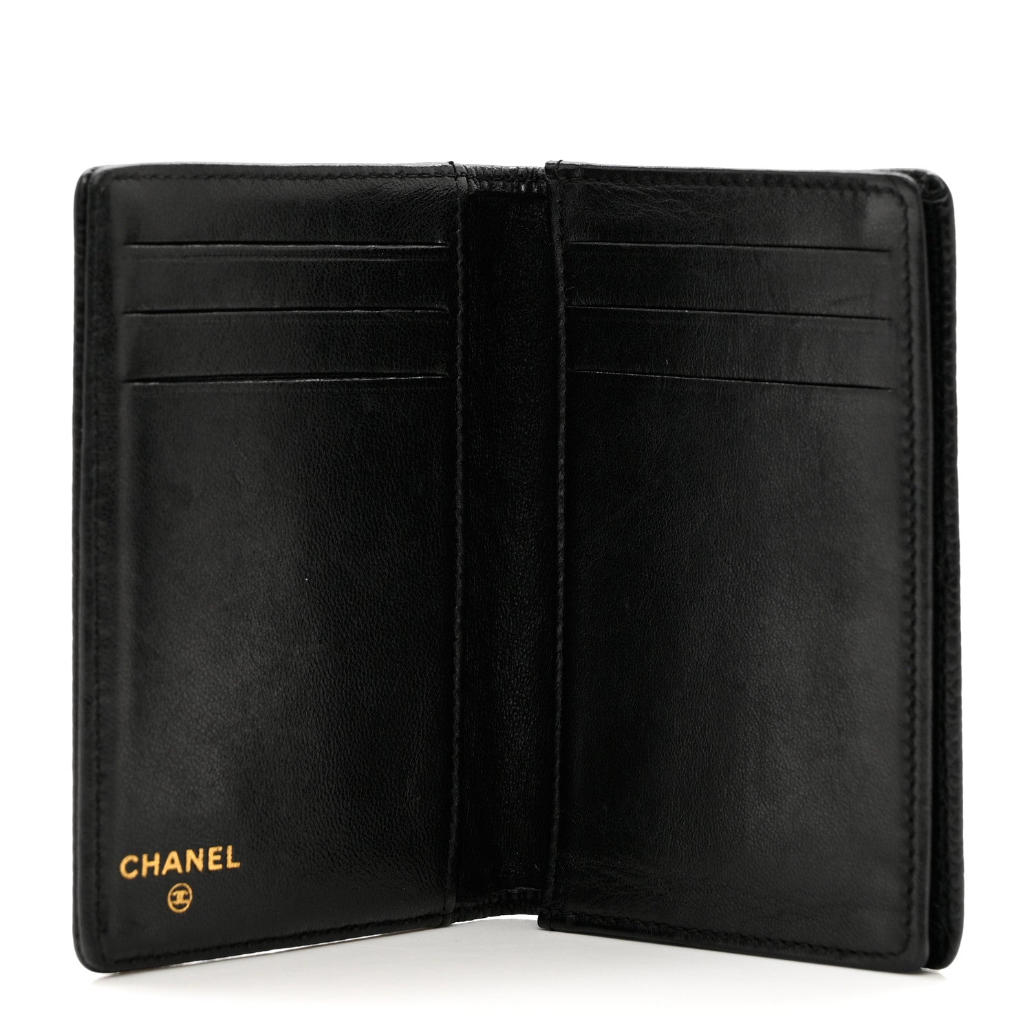 Chanel Caviar Timeless CC Card Holder Wallet Black 5 of 8