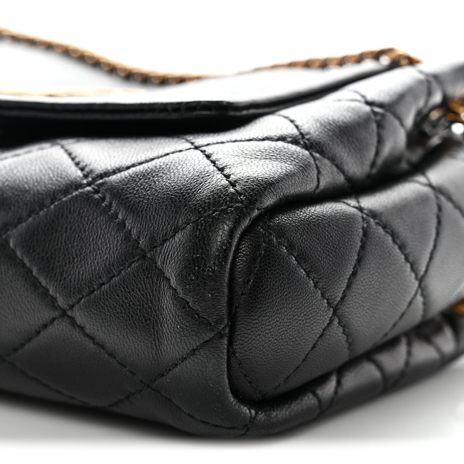 Saint Laurent Lambskin Quilted Monogram Mini Nolita Black 10 of 11