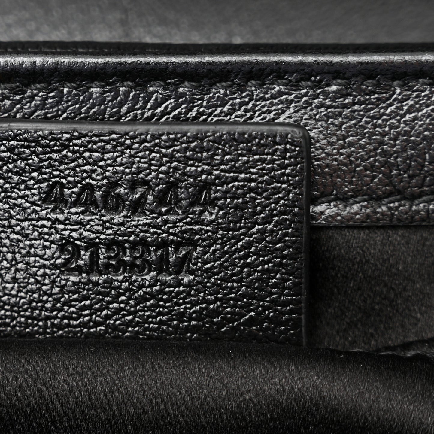 Sequin Matelasse Diagonal Mini GG Marmont Shoulder Bag Black