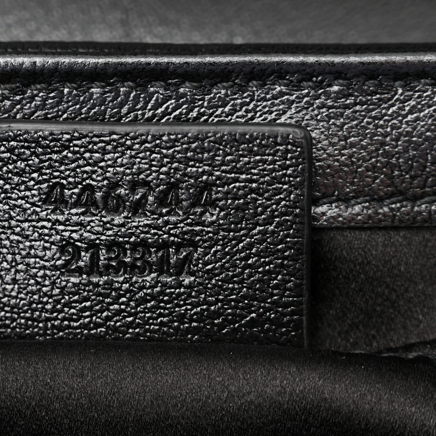 Gucci Sequin Matelasse Diagonal Mini GG Marmont Shoulder Bag Black 7 of 11