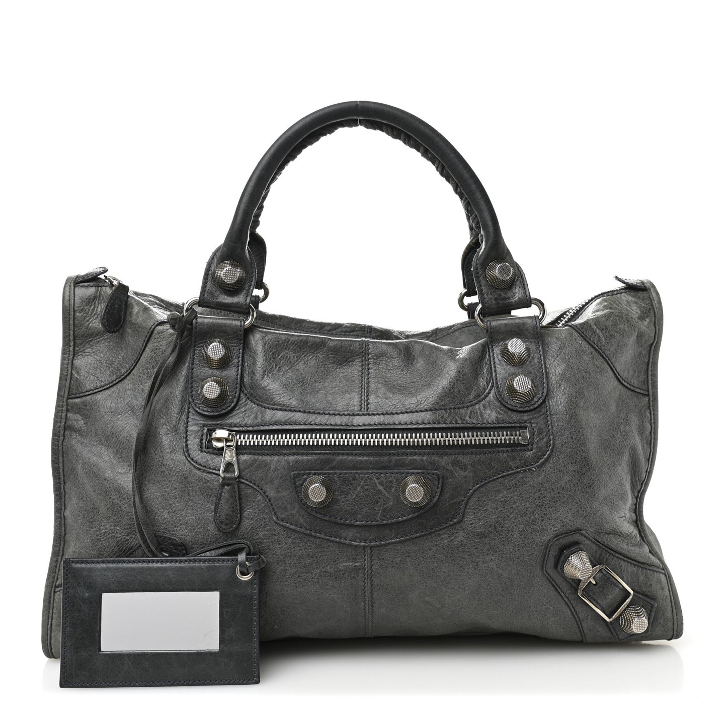 Agneau Giant 21 Silver Hardware Work Anthracite