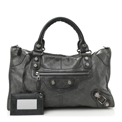 Balenciaga Agneau Giant 21 Silver Hardware Work Anthracite 3 of 13