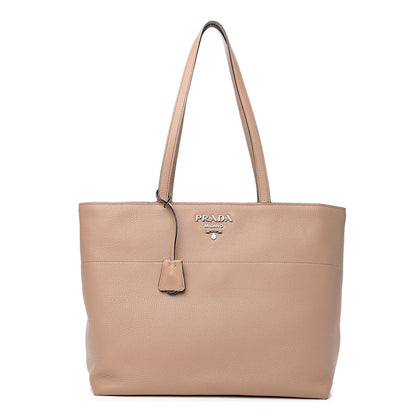 Prada Vitello Phenix Zip Shopping Tote Cammeo 1 of 10
