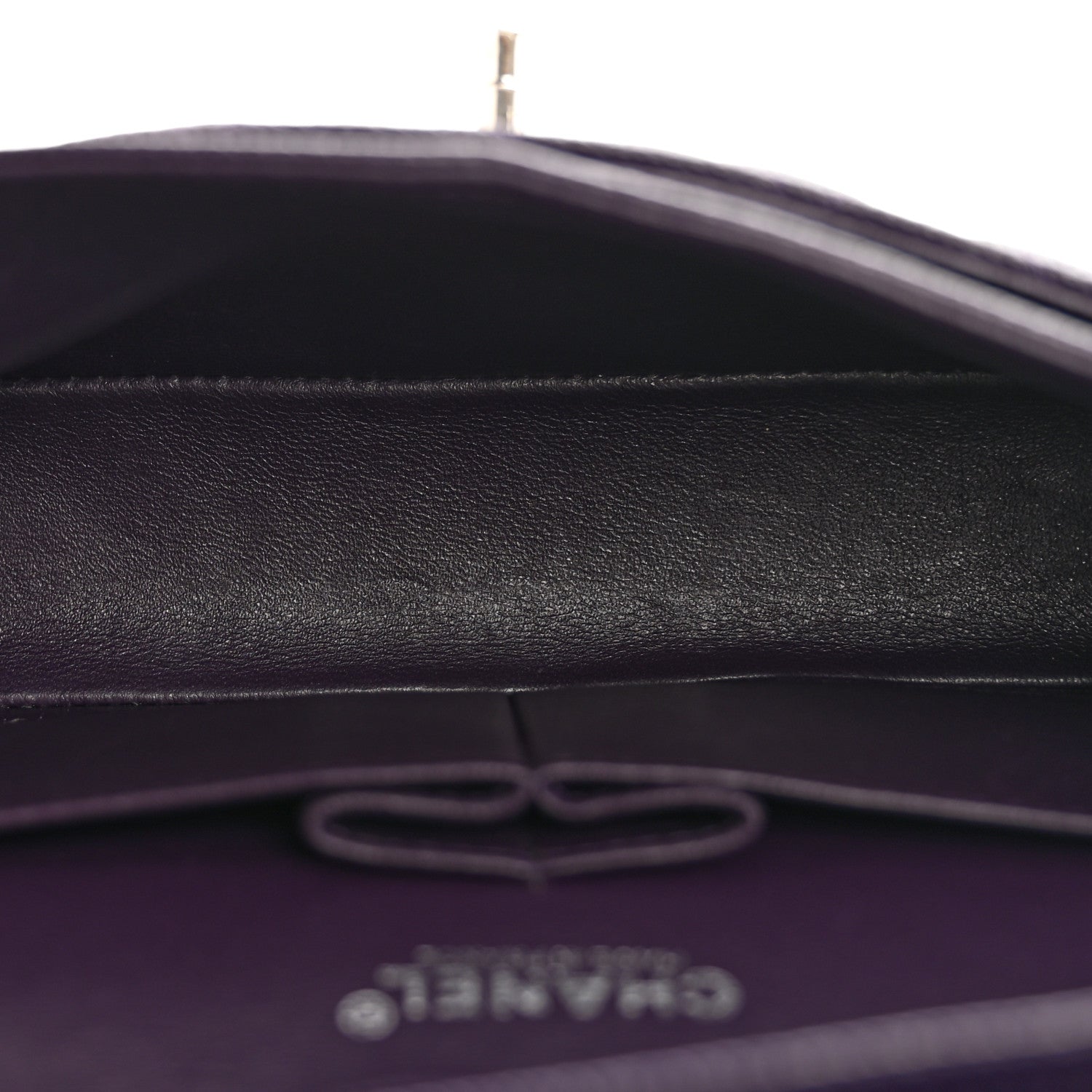 Chanel Caviar Quilted Small Double Flap Dark Purple 5 of 15
