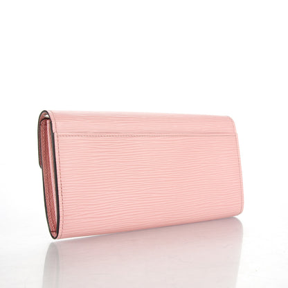 Louis Vuitton Epi Sarah Wallet NM Rose Nacre 3 of 7