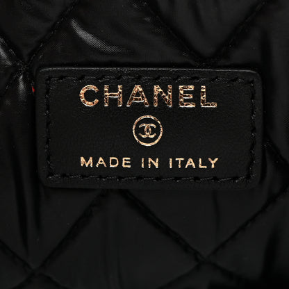 Chanel Lambskin Bi Quilted Large Cosmetic Case Black 6 of 8