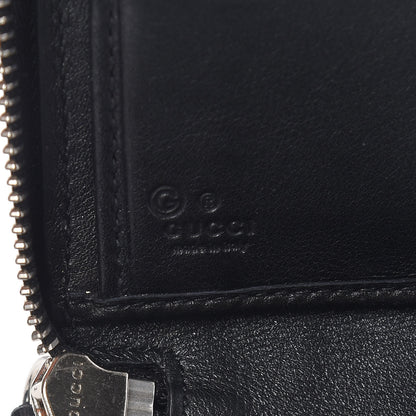 Gucci Microguccissima Large Zip Around Organizer Wallet Black 6 of 7