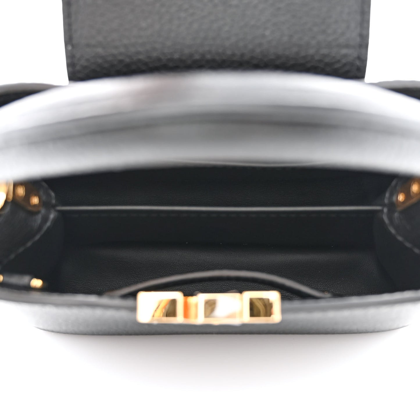 Taurillon Mini Capucines Black