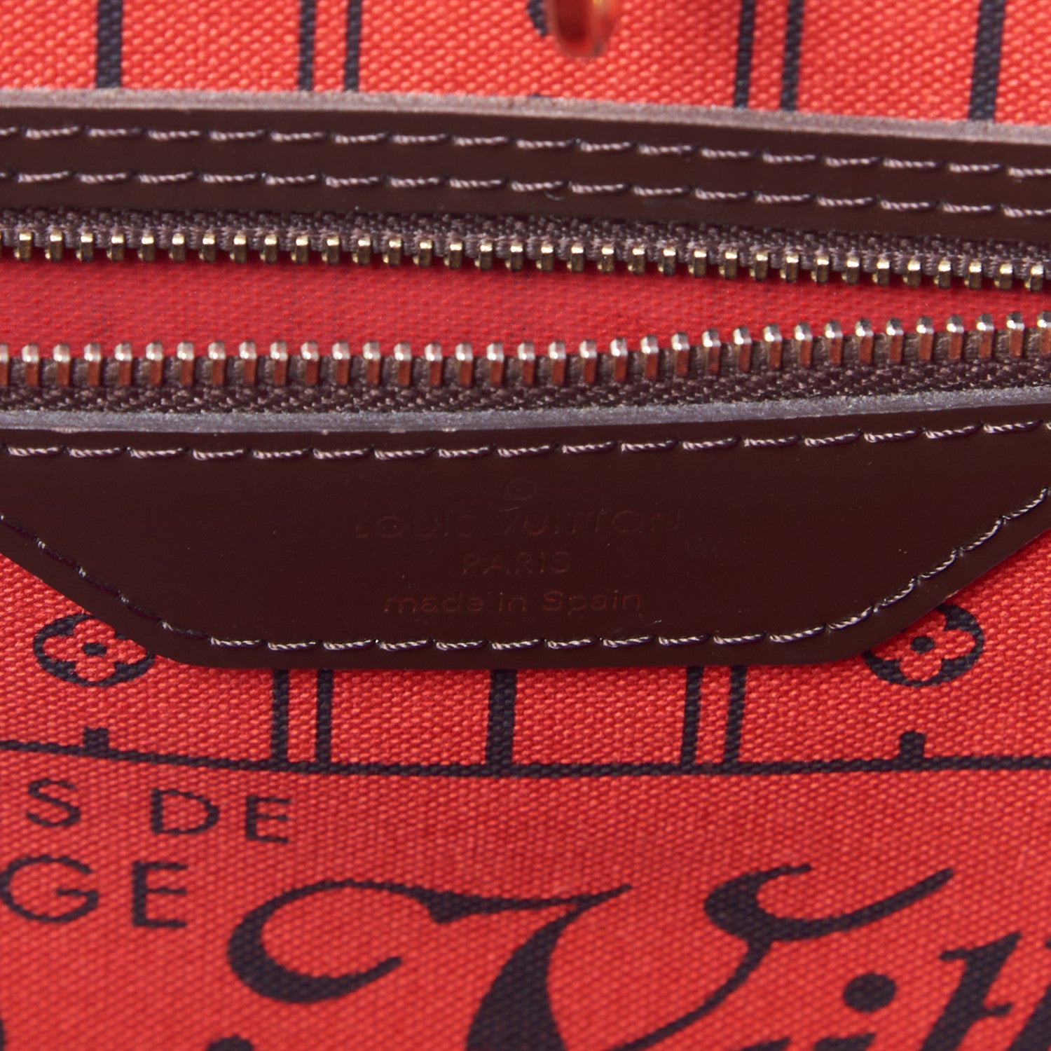 Louis Vuitton Damier Ebene Neverfull MM 8 of 12
